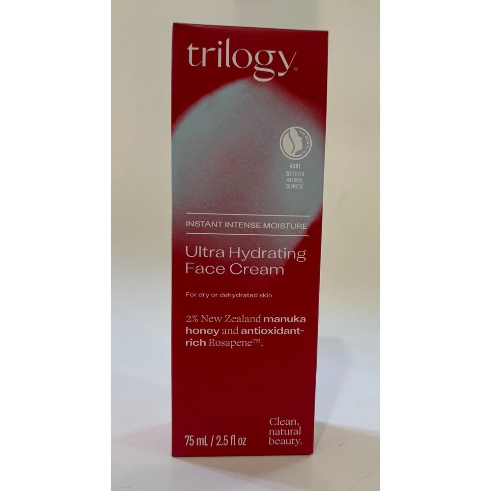 trilogy Ultra Hydrating Face Cream Manuka Honey Rosapene 75ml/2.5 oz